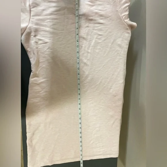 Women’s CALVIN KLEIN Pink Casual Athletic Clean Girl V Neck Dress Shirt Size L - Picture 9 of 12